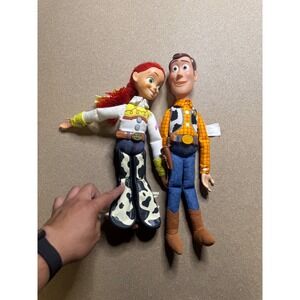 Disney Pixar Toy Story Woody & Jessie Plush‎ Dolls Set Kids Toys Collection